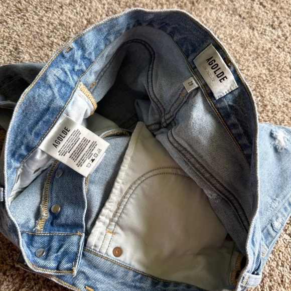 AGOLDE PARKER VINTAGE CUT OFF SHORT IN SWAPMEET size 29 - Picture 8 of 12